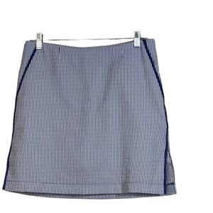 Golftini womens blue seersucker Golf Skirt/skort-Size: 4T
